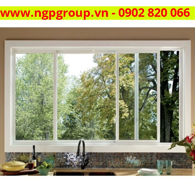 cua nhom maxpro 1 3212 - Cửa sổ mở lùa 4 cánh nhôm maxpro hệ 65